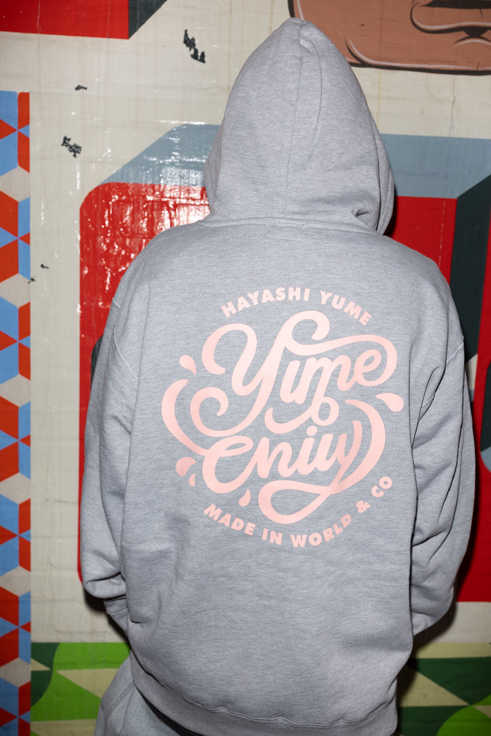 【林 ゆめ×MIW Collaboration】 フルジップ hoodie  GRAY