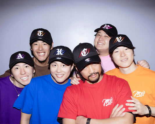 number / alphabet CURVE CAP　black  えんどれす×MIW