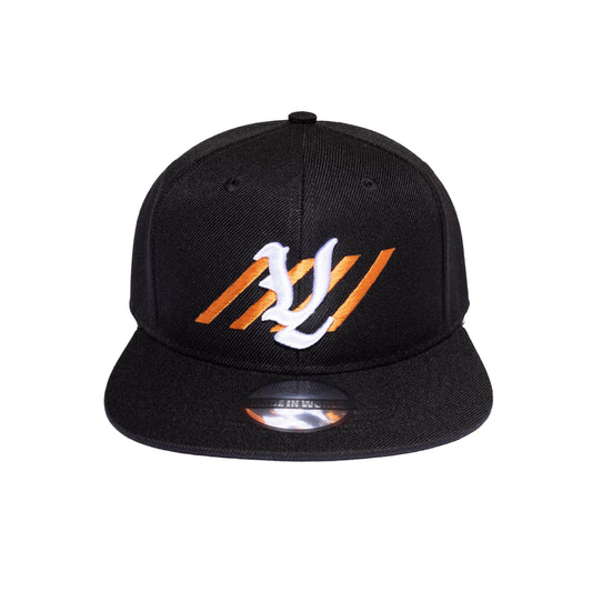 number / alphabet FLAT cap ユースサイズ　black えんどれす×MIW