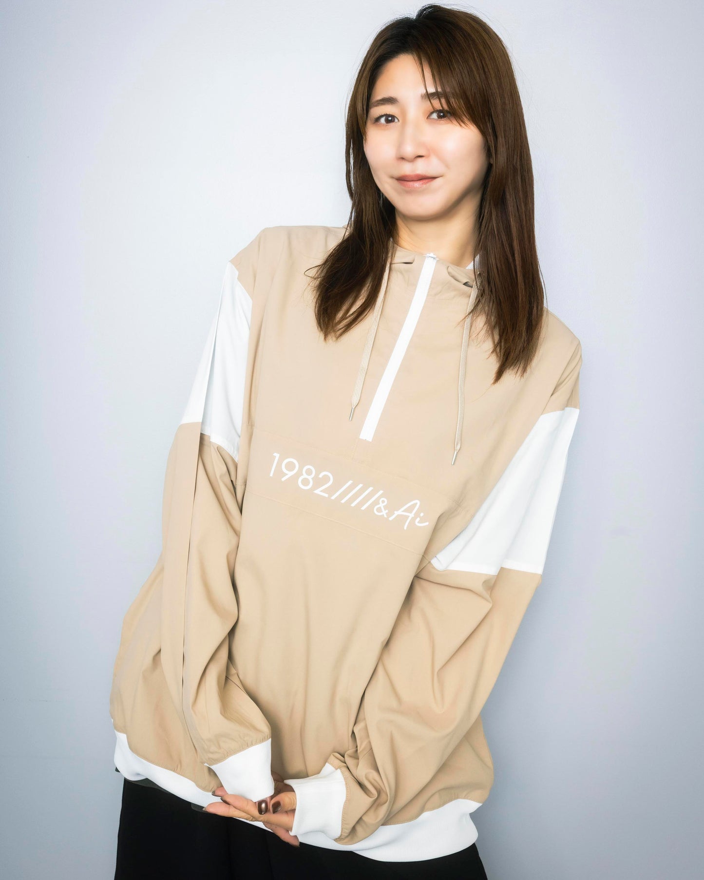nylon jacket 1982&Ai beige 大友愛×MIW