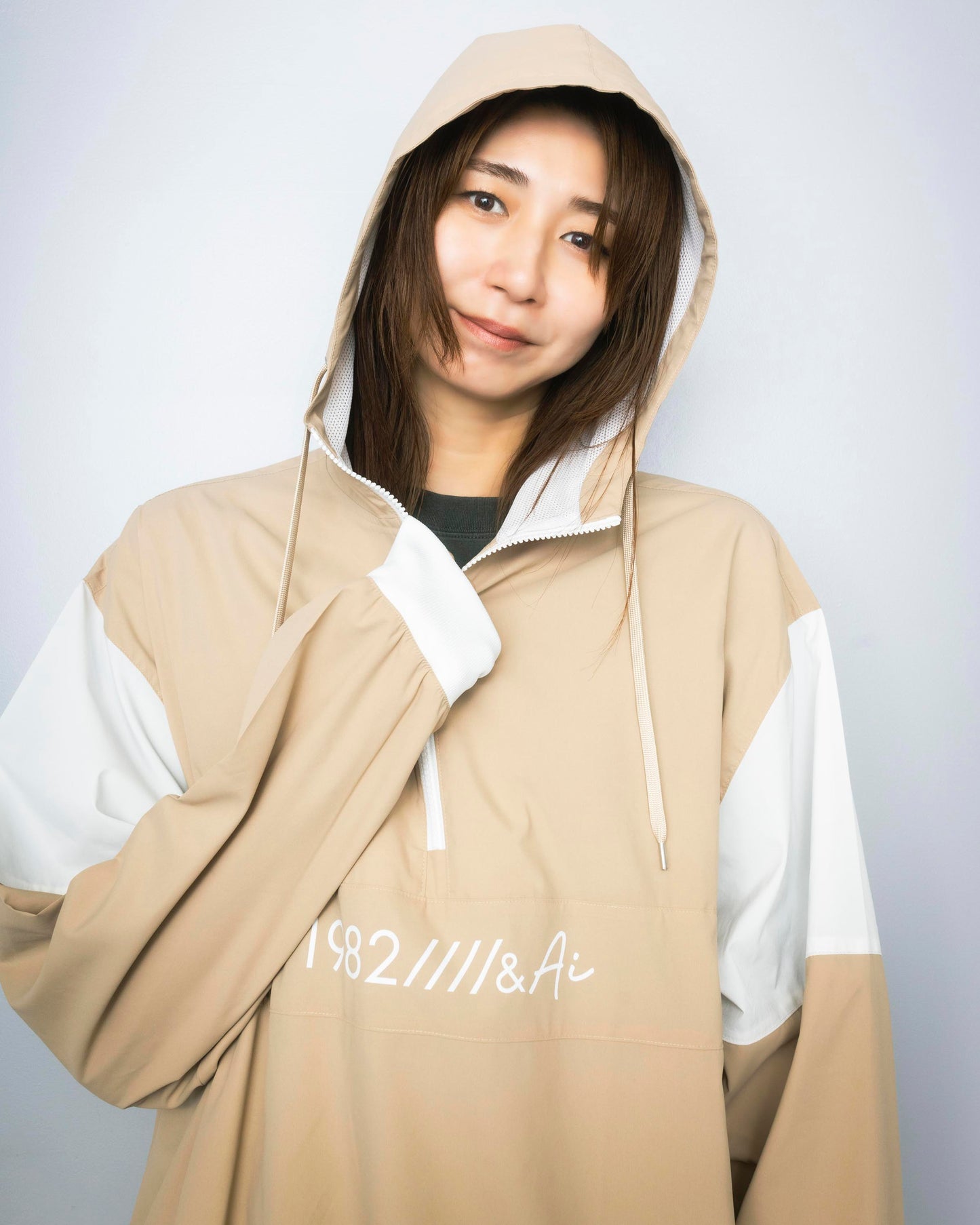 nylon jacket 1982&Ai beige 大友愛×MIW