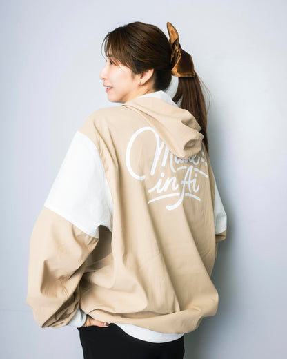nylon jacket 1982&Ai beige 大友愛×MIW