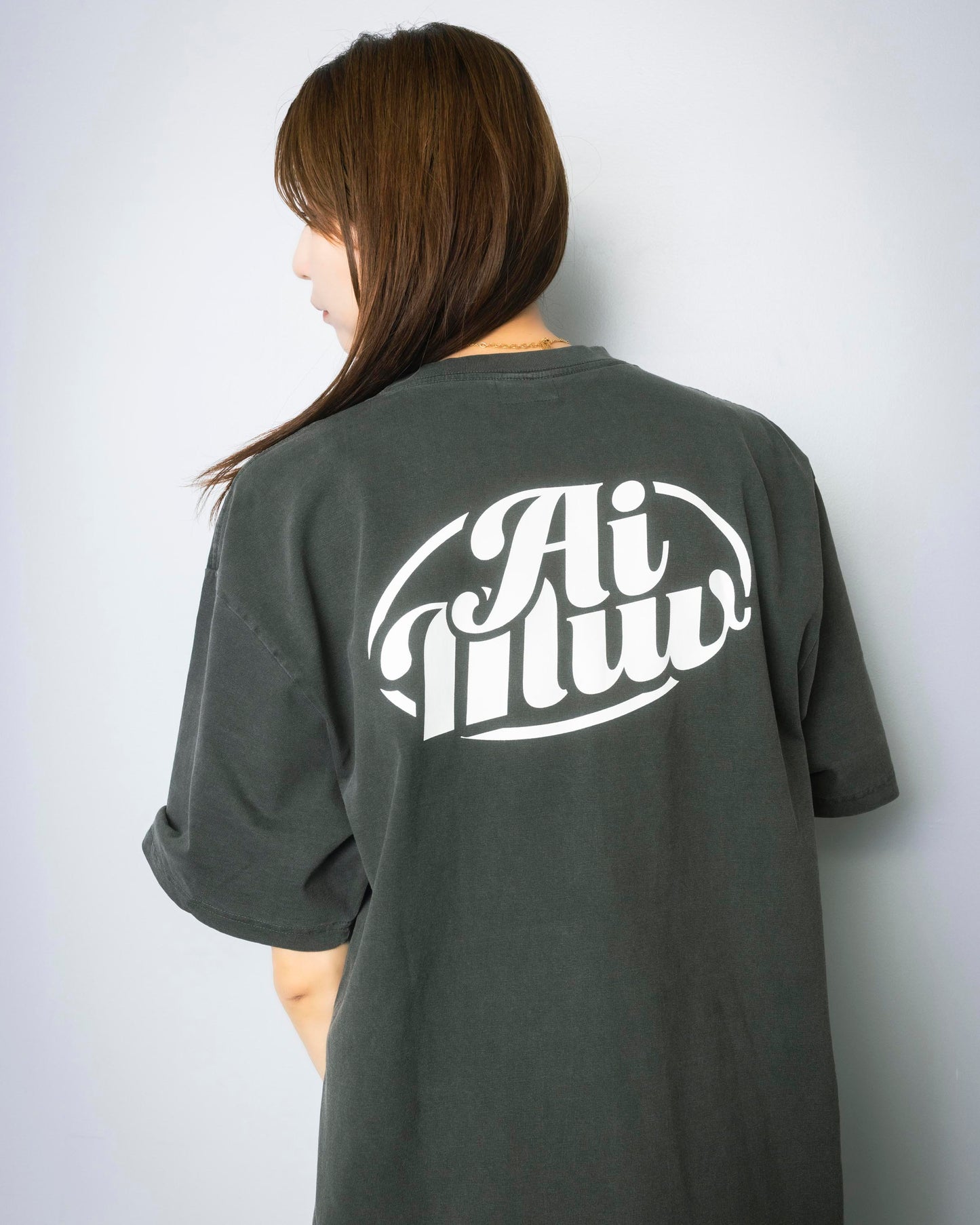crew neck tee 1982&Ai ink blck 大友愛×MIW
