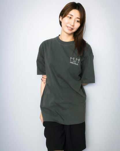 crew neck tee 1982&Ai ink blck 大友愛×MIW