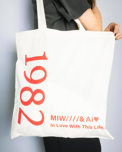 tote bag 1982 blue 大友愛×MIW
