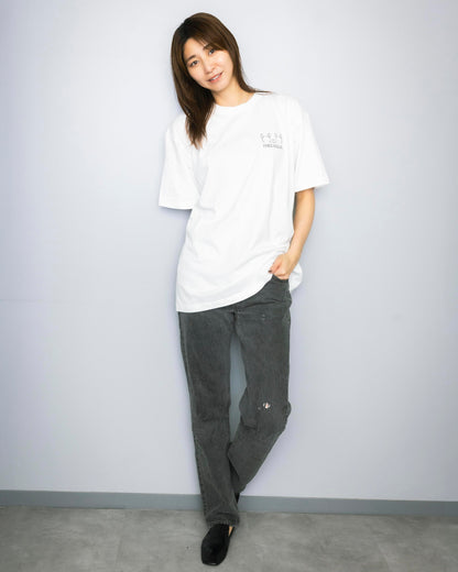 crew neck tee 1982&Ai white 大友愛×MIW