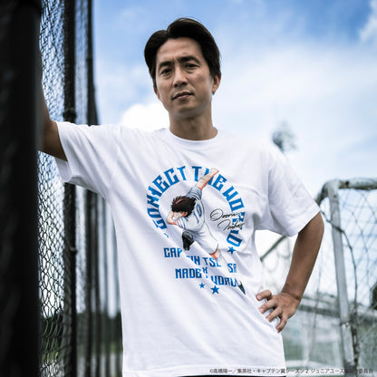 【予約】CAPTAIN TSUBASA emblem crew neck tee white (TSUBASA)KIDS