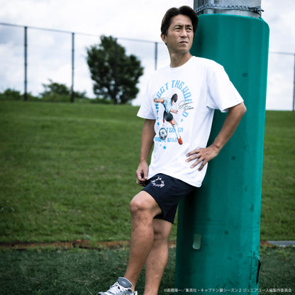 【予約】CAPTAIN TSUBASA emblem crew neck tee white (Juan Diaz)