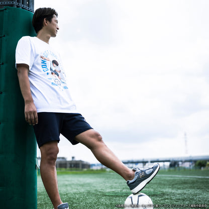 【予約】CAPTAIN TSUBASA emblem crew neck tee white (Juan Diaz)