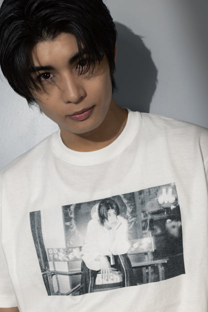 柊太朗 × MIW Photo T-shirt white