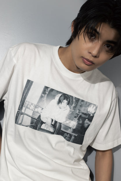 柊太朗 × MIW Photo T-shirt white