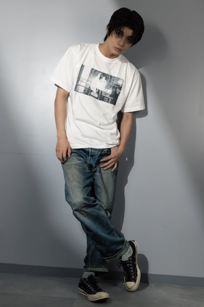 柊太朗 × MIW Photo T-shirt white
