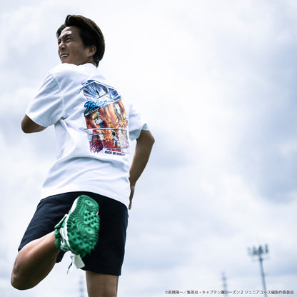 CAPTAIN TSUBASA special movies crew neck tee white KIDS