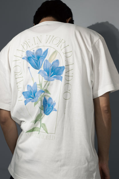 柊太朗 × MIW Flower T-shirt white