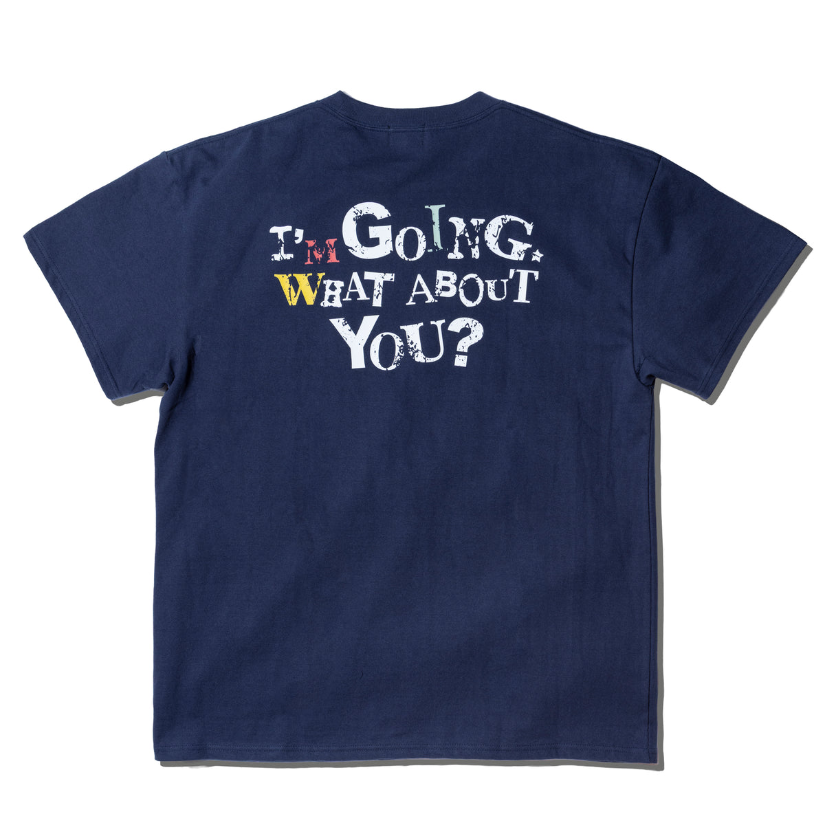crew neck tee (NOT SOME DAY NOW) navy  MIW COLLECTION