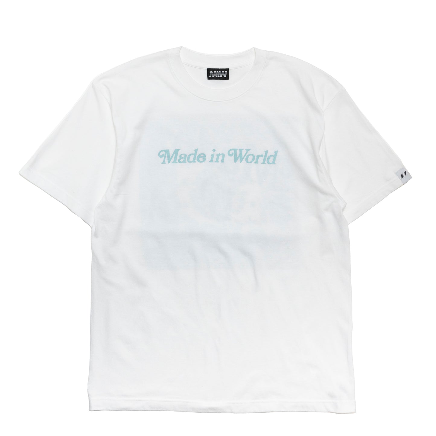BANDANA LOGO T-SHIRT white x sax
