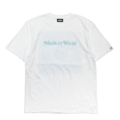BANDANA LOGO T-SHIRT white x sax