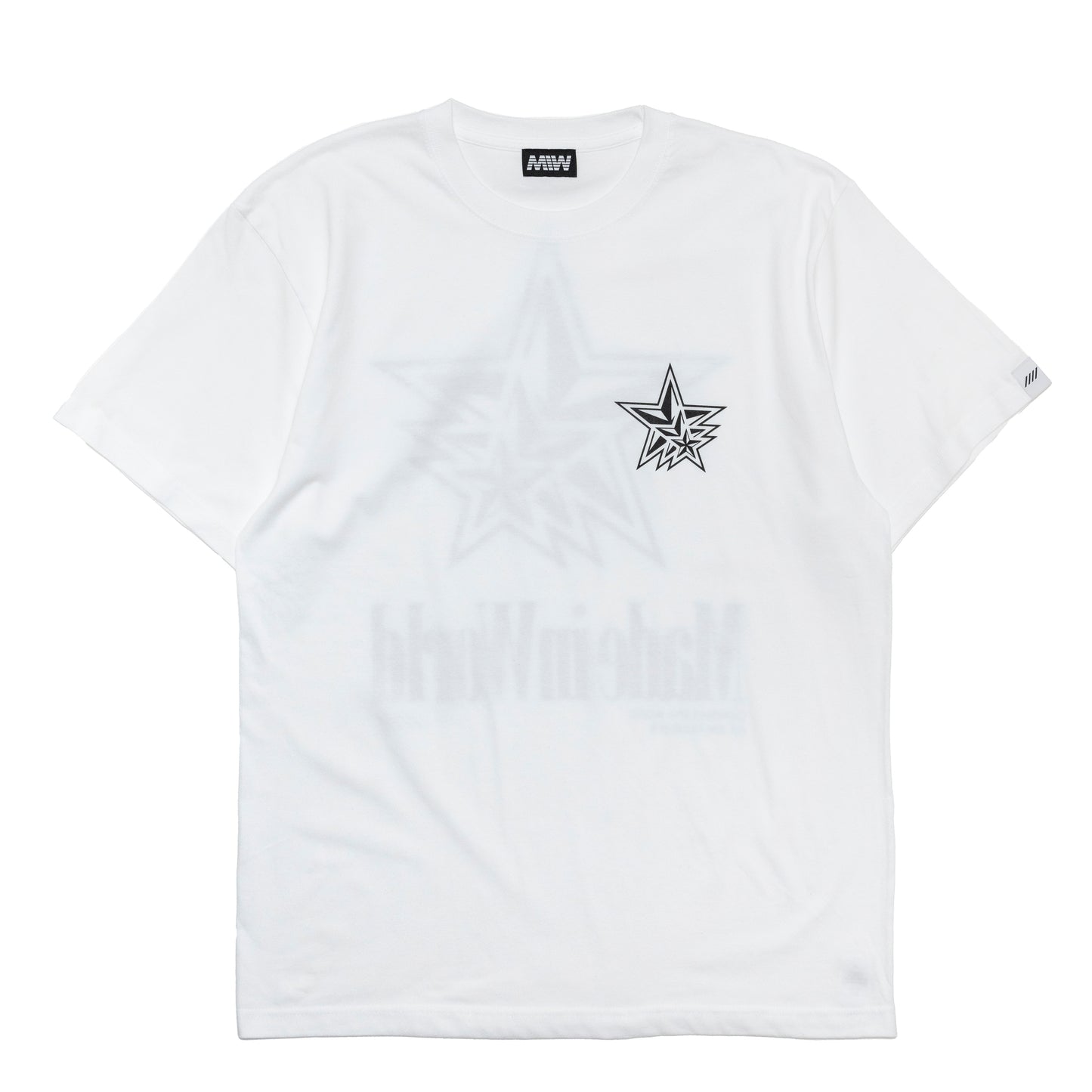 TRIPLE STAR T-SHIRT white x black