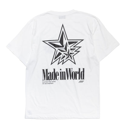 TRIPLE STAR T-SHIRT white x black