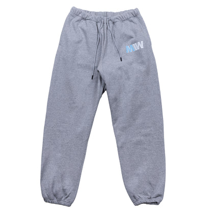 H.W colorlogo sweat pants grey