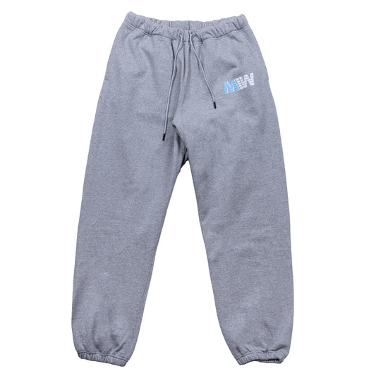 H.W colorlogo sweat pants grey