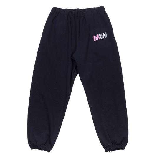 H.W colorlogo sweat pants black