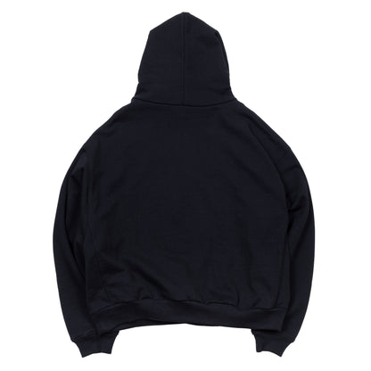 pull over hoodie（face）black