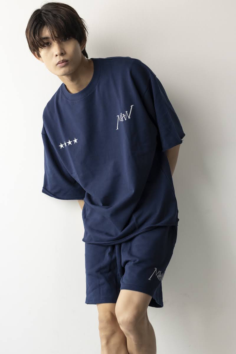 CREW NECK SWEAT  navy MIW COLLECTION