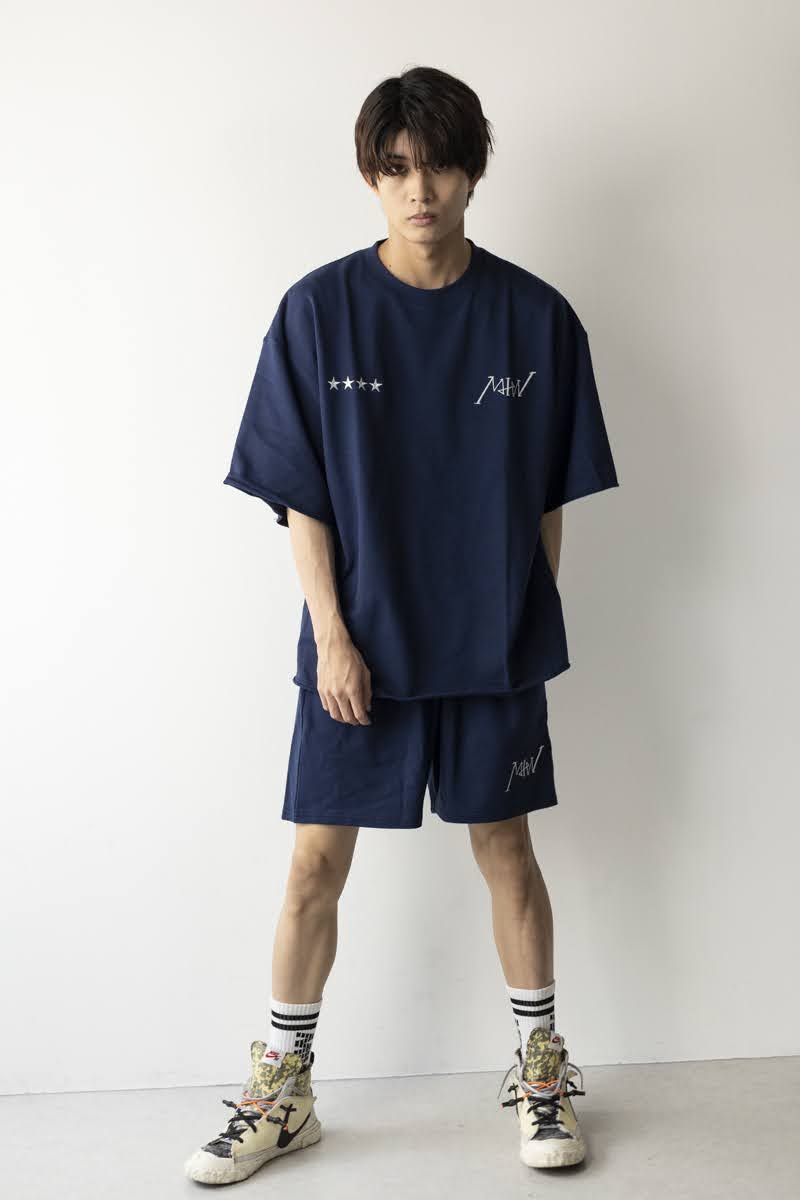 CREW NECK SWEAT  navy MIW COLLECTION