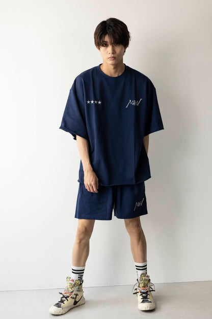 CREW NECK SWEAT  navy MIW COLLECTION