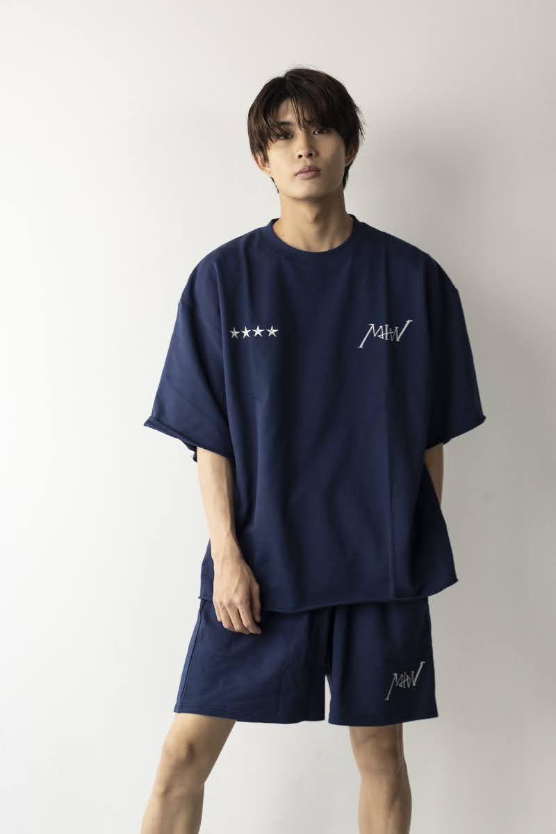 CREW NECK SWEAT  navy MIW COLLECTION