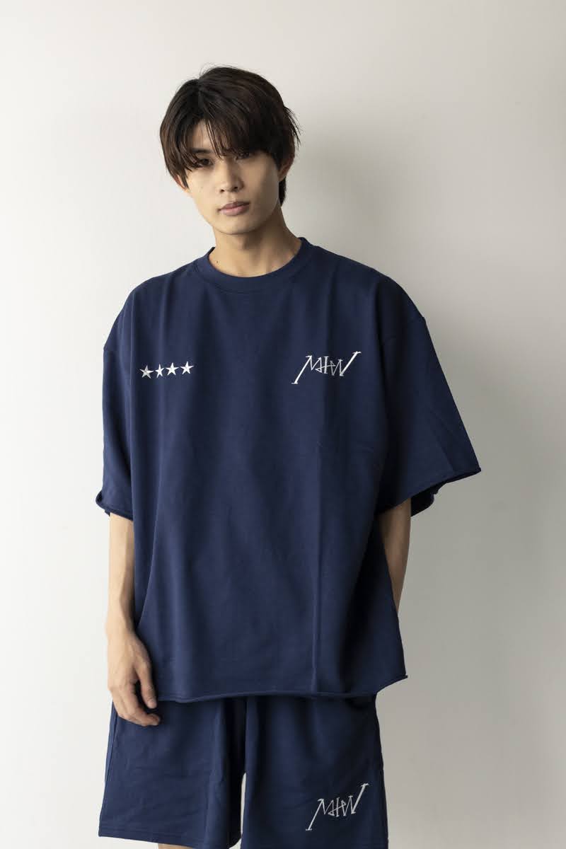 CREW NECK SWEAT  navy MIW COLLECTION