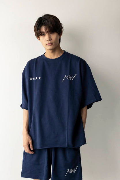 CREW NECK SWEAT  navy MIW COLLECTION