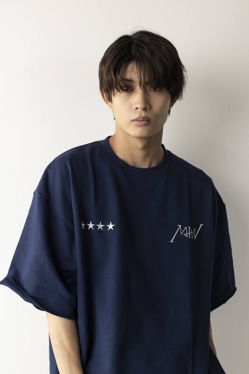 CREW NECK SWEAT  navy MIW COLLECTION