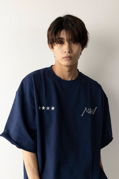 CREW NECK SWEAT  navy MIW COLLECTION
