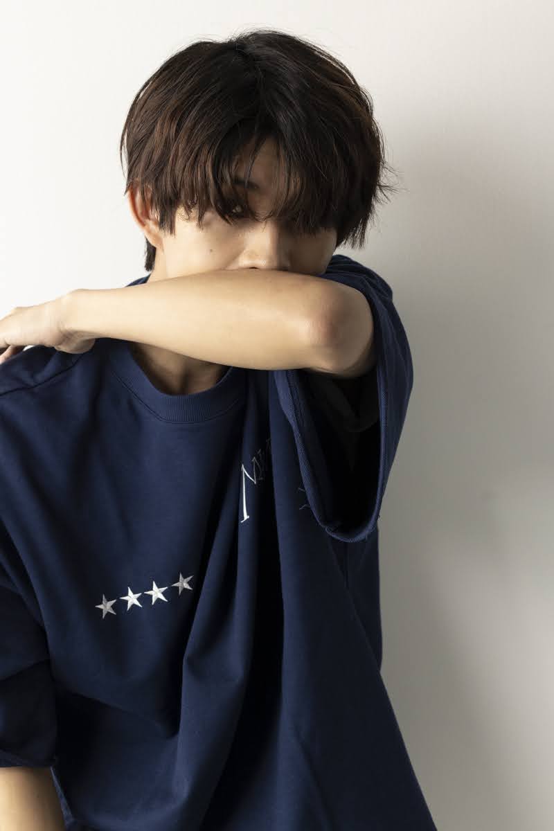 CREW NECK SWEAT  navy MIW COLLECTION