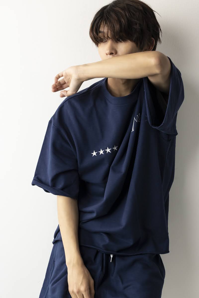 CREW NECK SWEAT  navy MIW COLLECTION