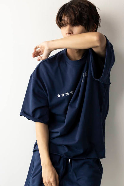 CREW NECK SWEAT  navy MIW COLLECTION