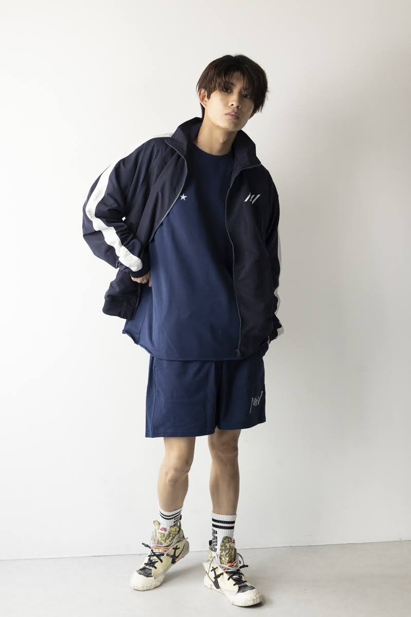 CREW NECK SWEAT  navy MIW COLLECTION