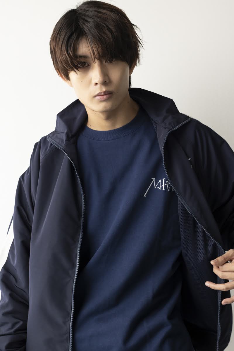 CREW NECK SWEAT  navy MIW COLLECTION