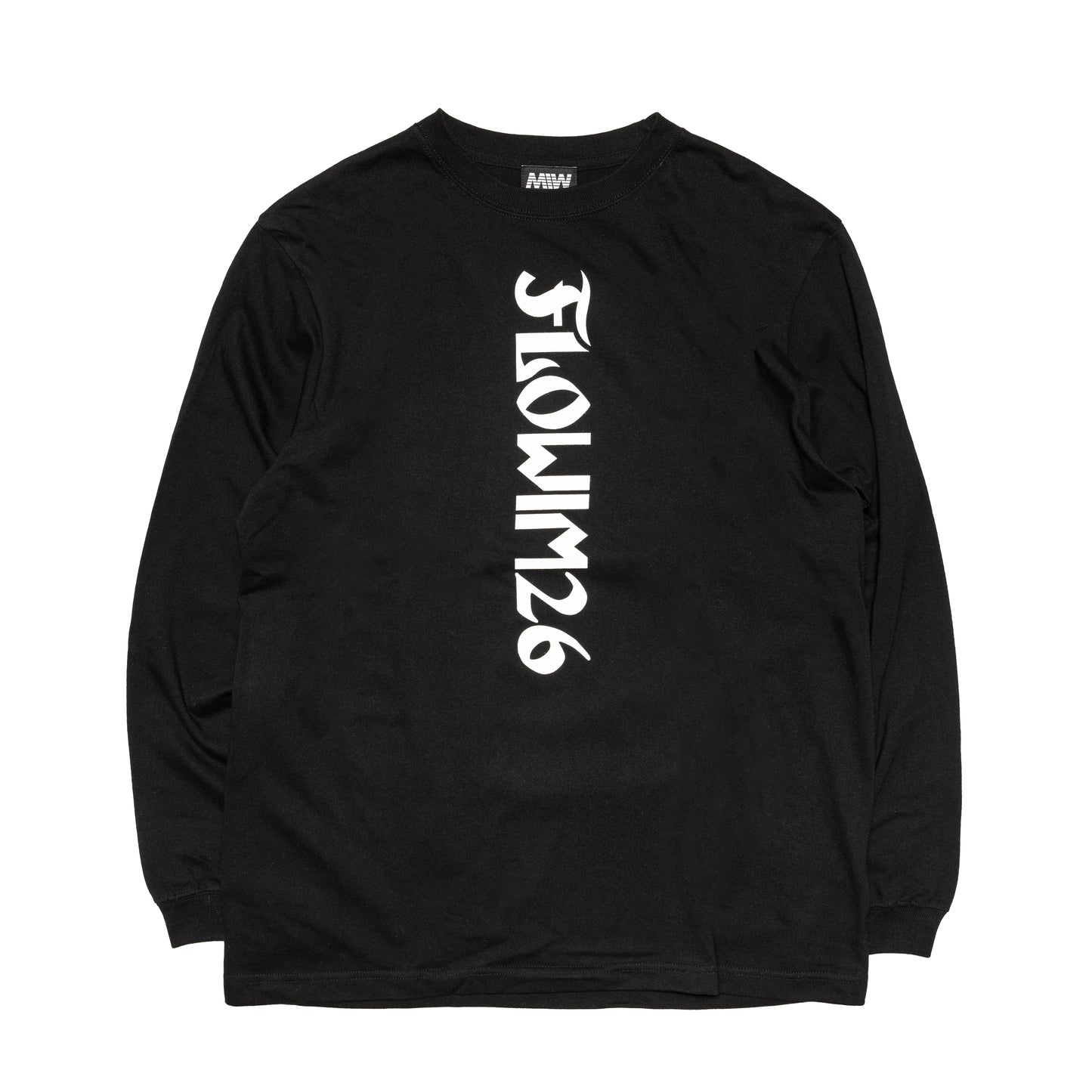 【予約】FLOW×NARUTO×MIW crew neck long sleeve tee (LIVE) black