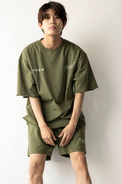 CREW NECK SWEAT  khaki MIW COLLECTION