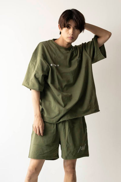 CREW NECK SWEAT  khaki MIW COLLECTION