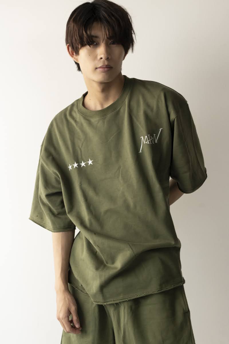 CREW NECK SWEAT  khaki MIW COLLECTION