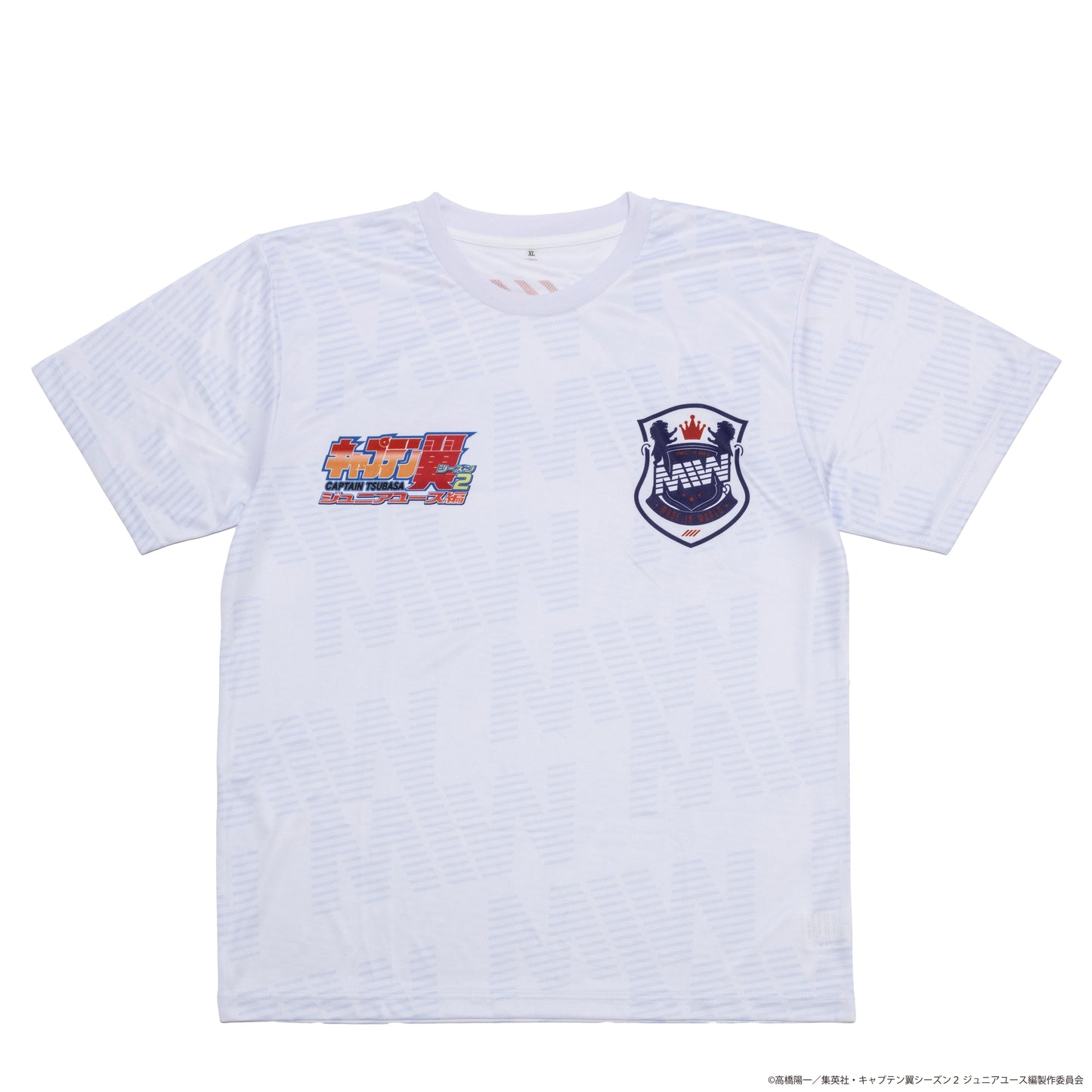 CAPTAIN TSUBASA jersey crew neck tee white