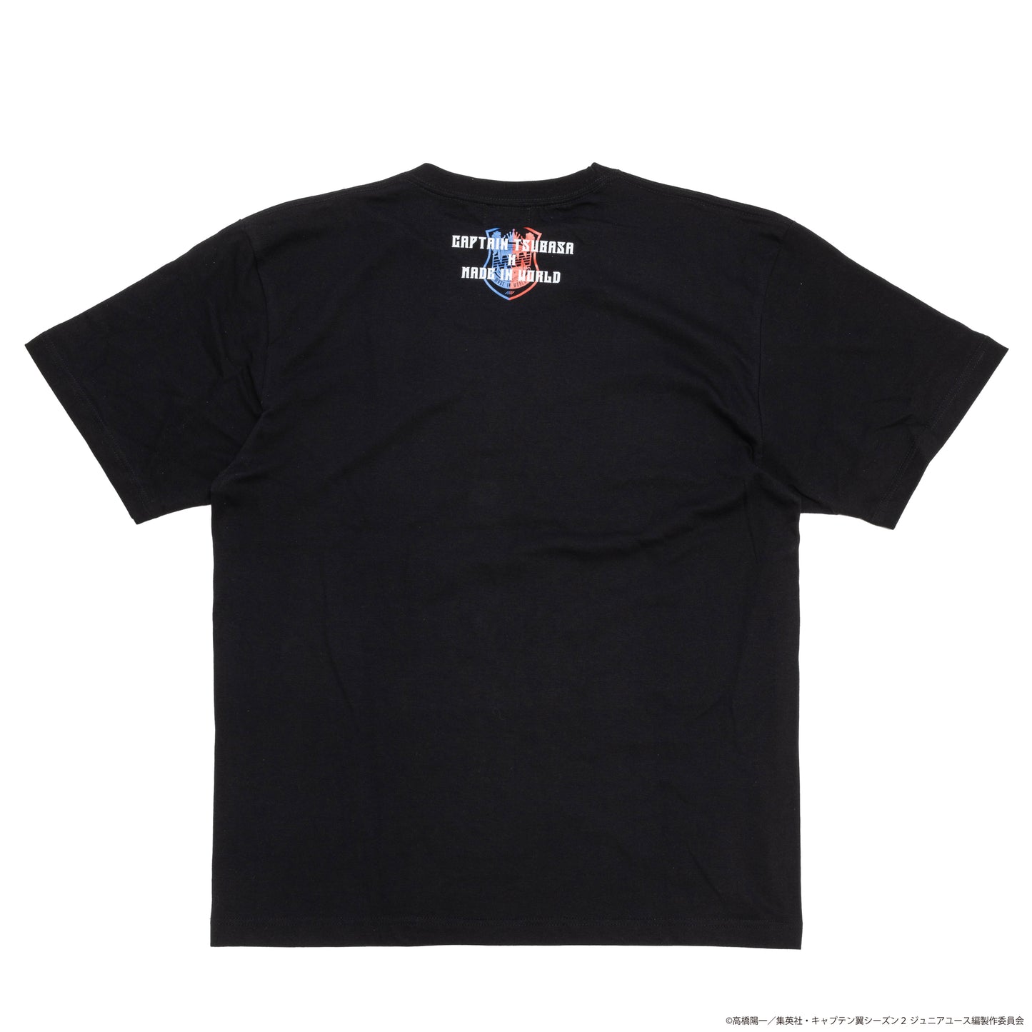 CAPTAIN TSUBASA emblem crew neck tee black (Elle Sid Pierre)