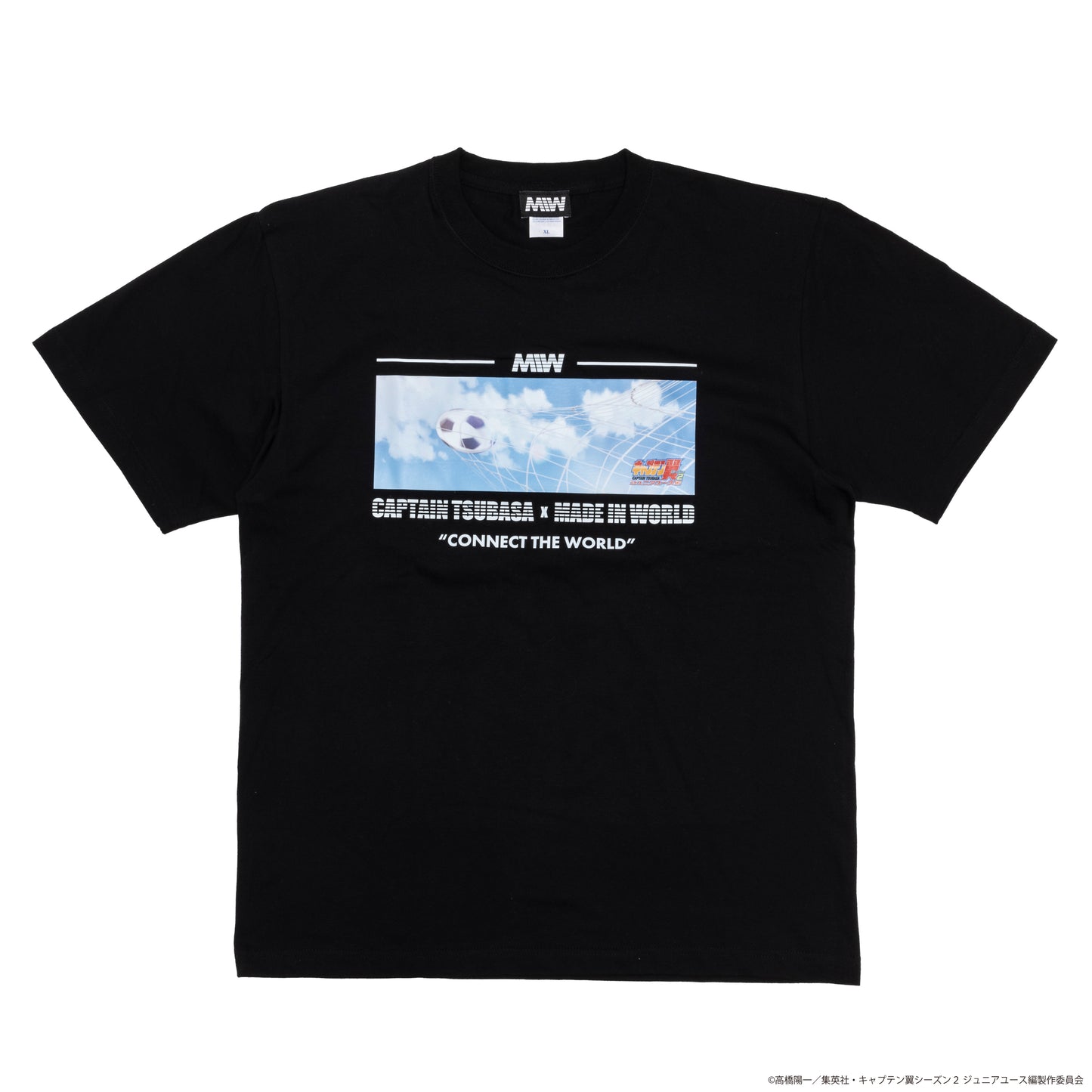 【予約】CAPTAIN TSUBASA member crew neck tee black