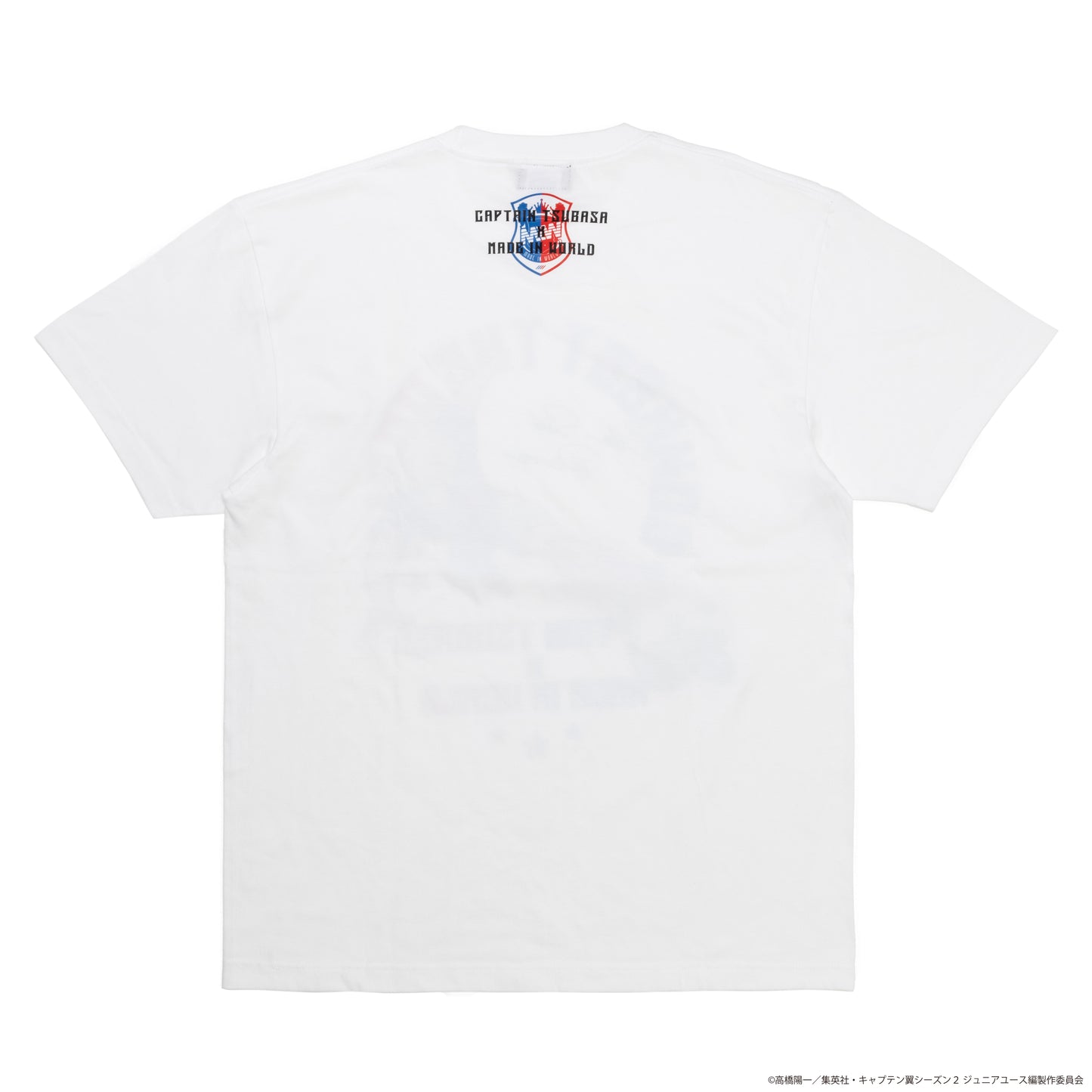 CAPTAIN TSUBASA emblem crew neck tee white (Elle Sid Pierre)