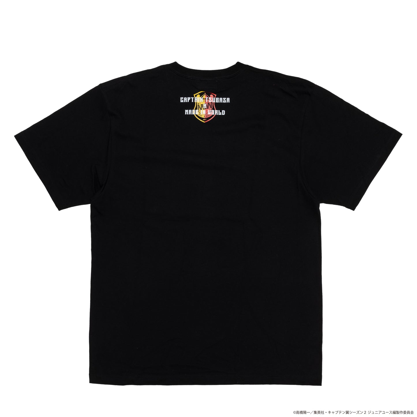 CAPTAIN TSUBASA emblem crew neck tee black (Karl Heinz Schneider)