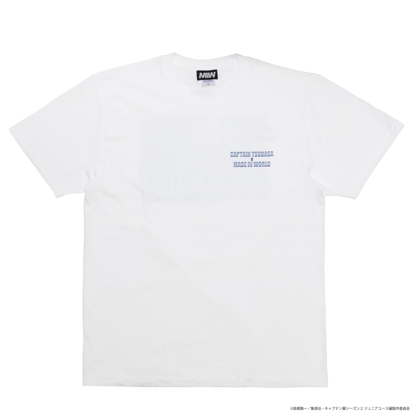 CAPTAIN TSUBASA stadium crew neck tee white